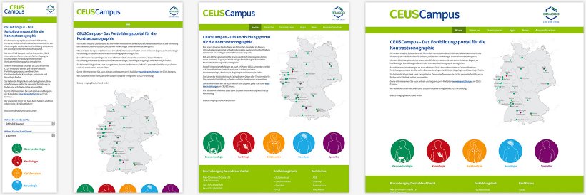 Webdesign von Ceus Campus