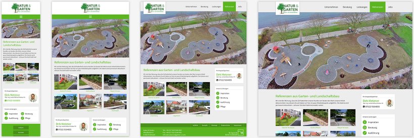 Webdesign von Natur & Garten