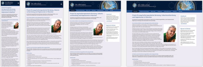 Webdesign von Die Silberschnur