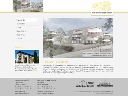 Webdesign von Petershausen West