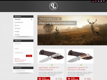 Webdesign von Pius Lang