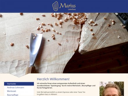 Webdesign von Marius Leierbau