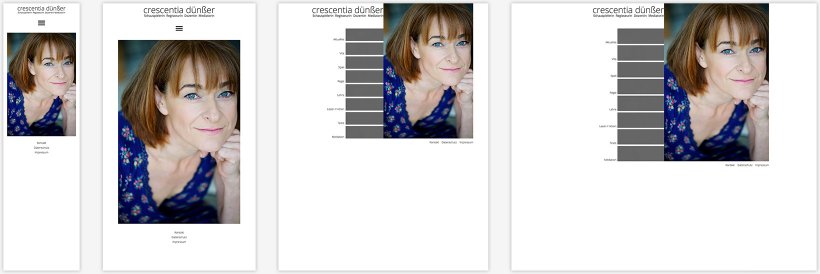 Webdesign von Crescentia Dünßer