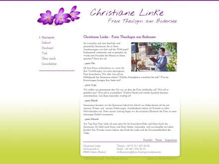 Webdesign von Christiane Linke