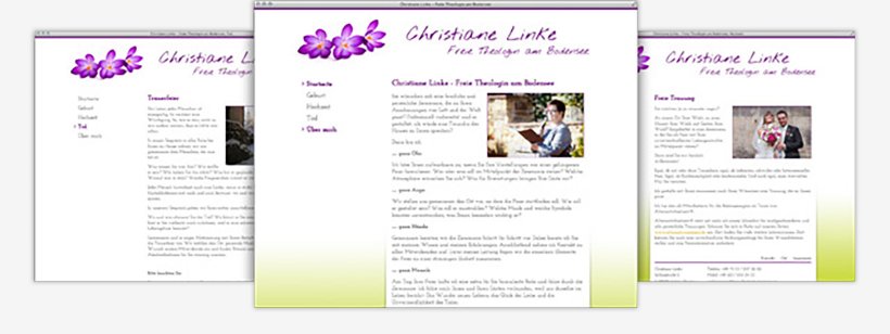 Webdesign von Christiane Linke