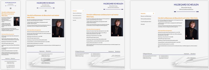 Webdesign von Hildegard Scheulen