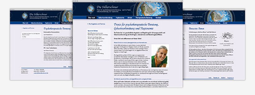 Webdesign von Die Silberschnur