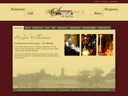Webdesign von Stromeyer - Die Bleiche