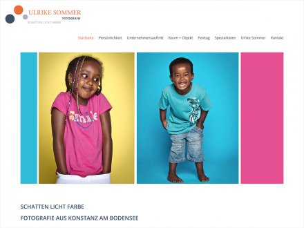 Webdesign von Schatten Licht Farbe
