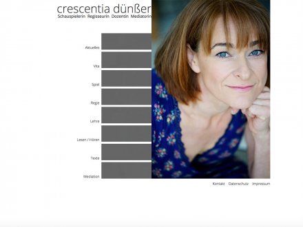 Webdesign von Crescentia Dünßer