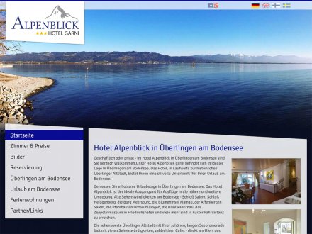Webdesign von Hotel Alpenblick