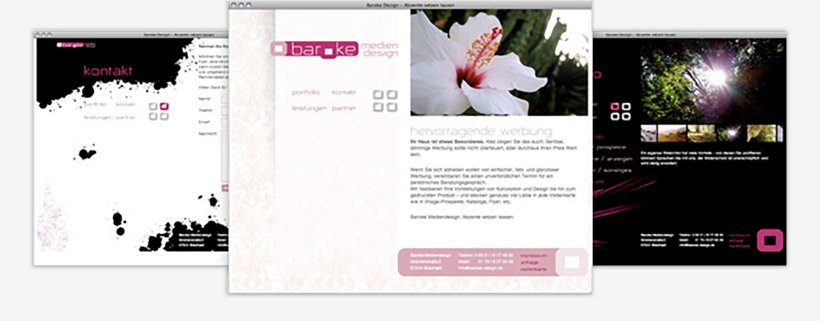Webdesign von Baroke Design