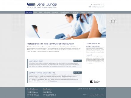 Webdesign von Jens Junge