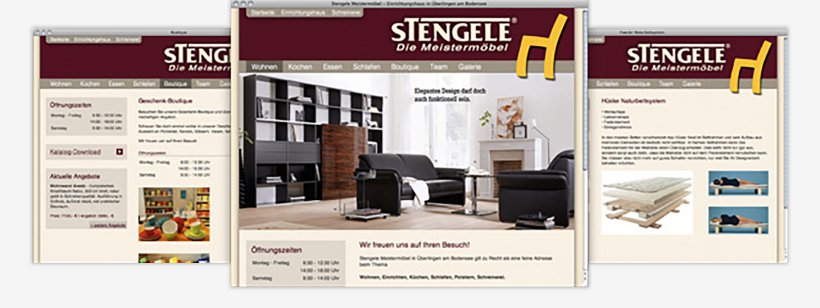 Webdesign von Stengele Meistermöbel